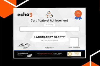 laboratory safety certificate
