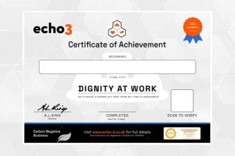 DIGNITY AT WORK CERTIFICATE
