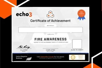 FIRE AWARENESS CERTIFICATE