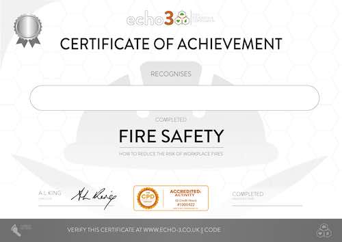 FIRE SAFETY CERTIFICATE