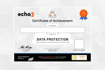 DATA PROTECTION CERTIFICATE