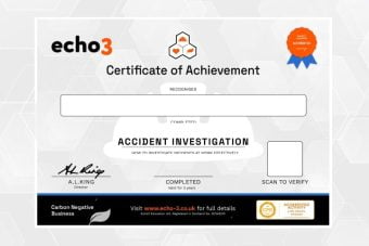 ACCIDENT INVESTIGATION CERTIFICATE