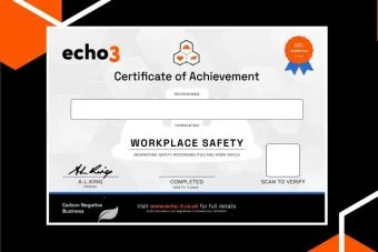 WORKPLACE SAFETY Certificate
