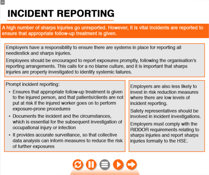Needlestick and Sharps Training £12 CPDaccredited
