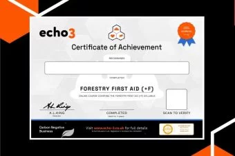 FORESTRY FIRST AID QR CERTIFICATE