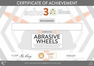 ABRASIVE WHEEL COURSE