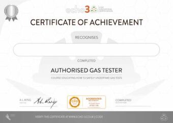Authorise Gas Tester Certificate