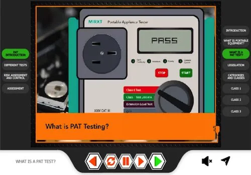 Pat testing course on sale