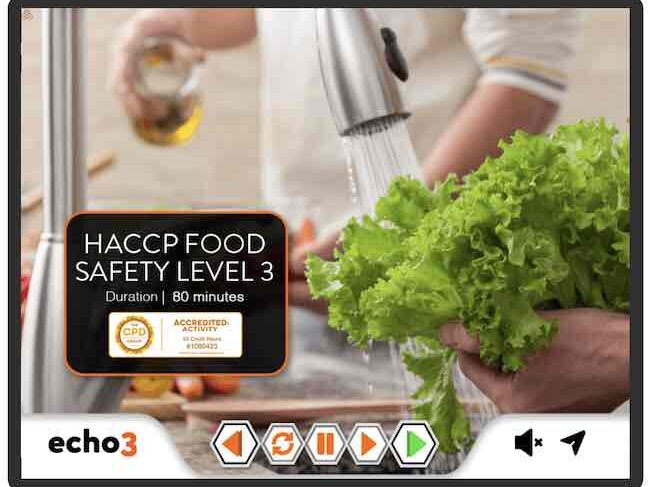 HACCP level 3 online course