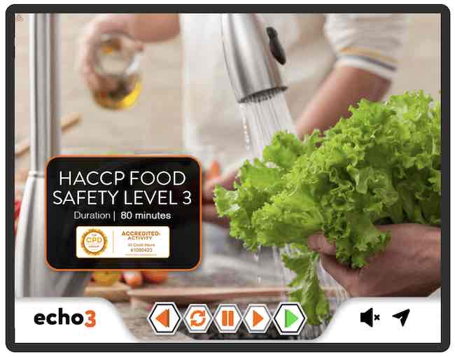 HACCP level 3 online course