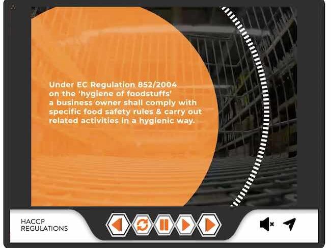 Haccp level 3 certificate
