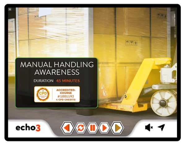 Online Manual handling course