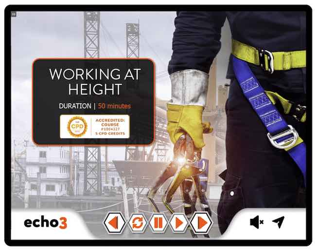 Working at heights training
