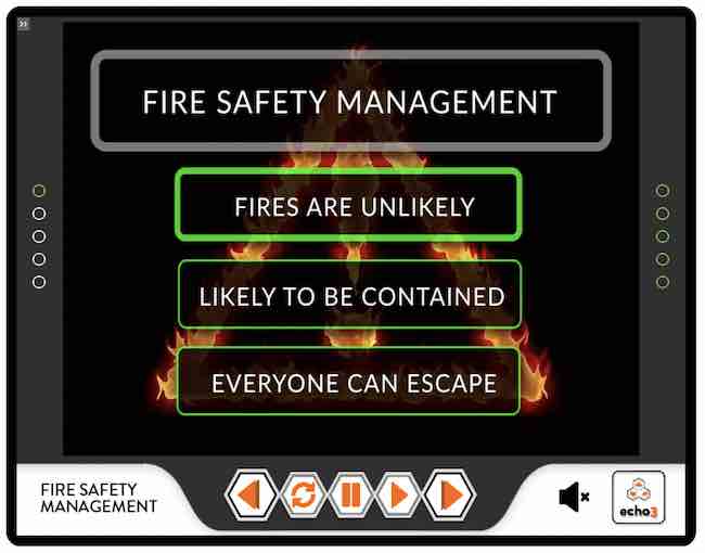 Online Fire safety training