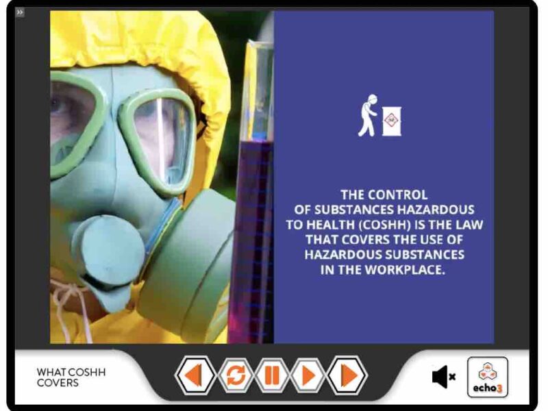 COSHH course online