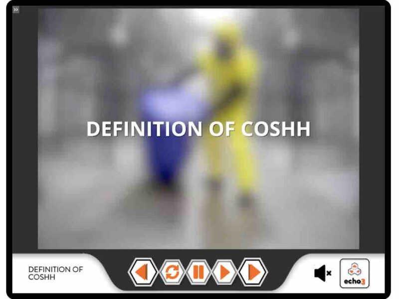 COSHH online training