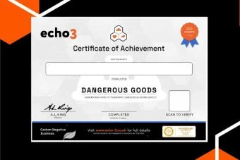 DANGEROUS GOODS Certificate