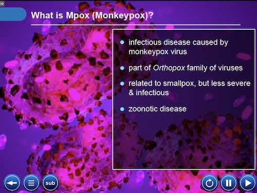 mpox eLearning