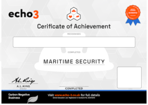 MARITIME SECURITY CERTIFICATE