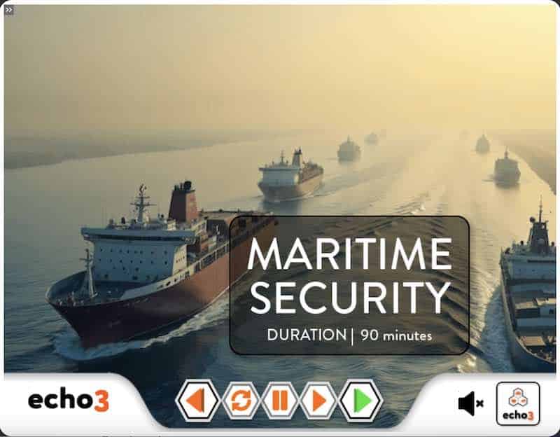 Maritime Security course