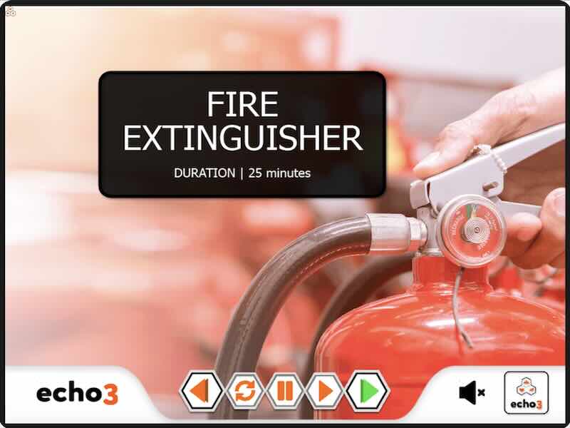 Fire Extinguisher Course