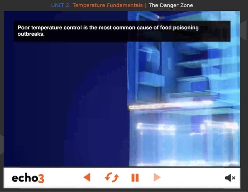 Temperature control training